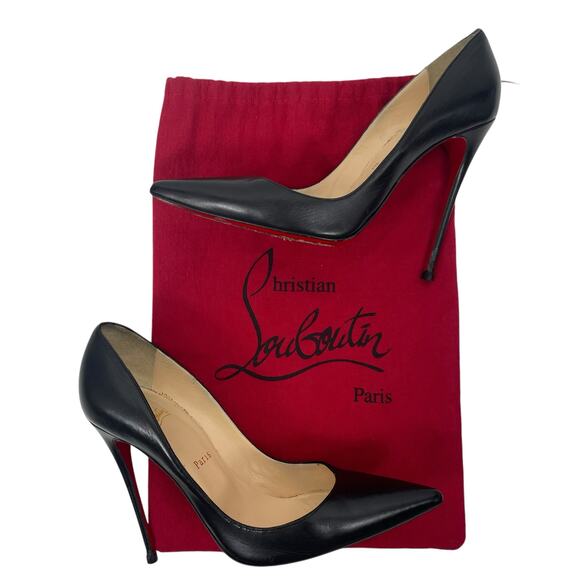 Christian Louboutin So Kate 120 Nappa Leather Pump Black Size 40 - Picture 4 of 15
